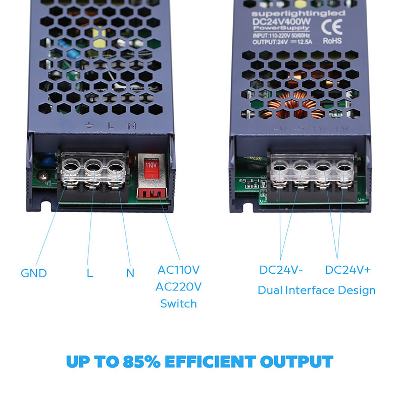 400W Slim Slectable Input Universal Power Supply For LED 400W Slim Slectable Input Universal Power Supply For LED
